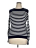 The Limited Stripes Blue Pullover Sweater Size XL - photo 2