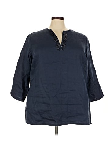 Jones New York Signature 3/4 Sleeve Blouse (view 1)