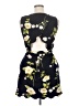 byCORPUS 100% Polyester Floral Black Cocktail Dress Size L - photo 2