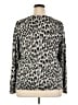 Chico's Animal Print Ivory Pullover Sweater Size XXL (4) - photo 2