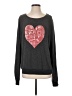 Wildfox Hearts Gray Sweatshirt Size Sm (1 or S) - photo 1