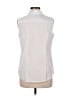 Talbots Ivory Sleeveless Button-Down Shirt Size 8 - photo 2