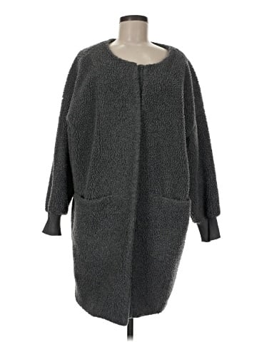 Madewell Bonded Sherpa Cocoon Coat (view 1)