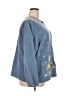 Croft & Barrow 100% Polyester Blue Cardigan Size 3X - photo 4
