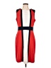 Jaclyn Smith Color Block Red Cocktail Dress Size L - photo 1