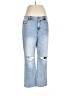CAbi 100% Cotton Hearts Blue Jeans Size 10 - photo 1