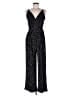 Kaileigh 100% Polyester Polka Dots Black Jumpsuit Size L - photo 1