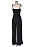 Kaileigh 100% Polyester Polka Dots Black Jumpsuit Size L - photo 2
