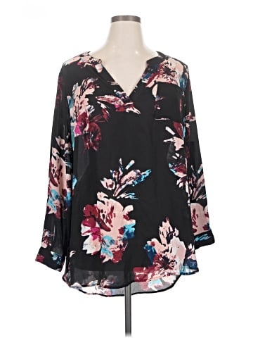 Ava & Viv 3/4 Sleeve Blouse (view 1)