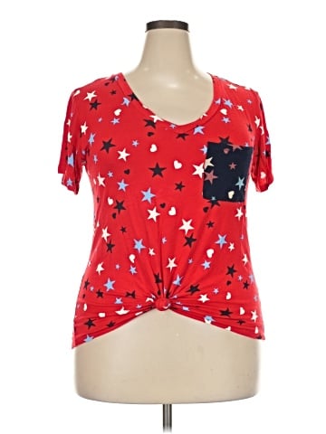 No Boundaries Short Sleeve Top (view 1)