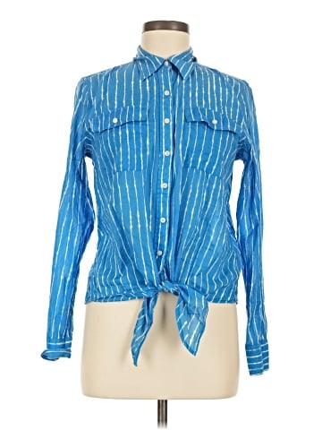 Lauren by Ralph Lauren Long Sleeve Button-Down Shirt (view 1)