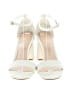 Aldo 100% Leather White Sandals Size 10 - photo 2
