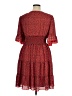 Max Studio 100% Polyester Hearts Red Casual Dress Size XL - photo 2
