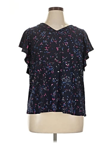 Roz & Ali Short Sleeve Blouse (view 1)