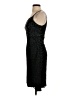 Scala 100% Polyester Stars Black Cocktail Dress Size S - photo 5