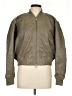 MNG 100% Leather Green Leather Jacket Size L - photo 1