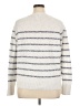 J.Crew Factory Store Stripes White Pullover Sweater Size XL (estimated) - photo 2