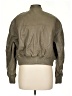 MNG 100% Leather Green Leather Jacket Size L - photo 2