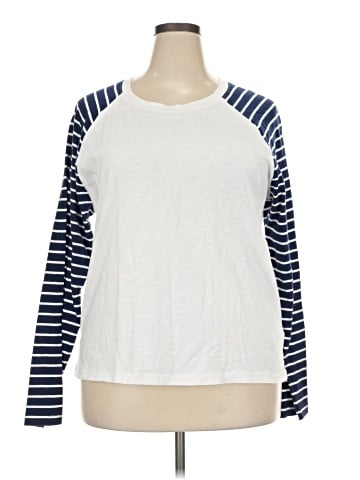 J.Crew Factory Store 3/4 Sleeve T-Shirt (view 1)