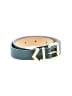 J.Crew 100% Leather Blue Leather Belt Size XS - photo 1