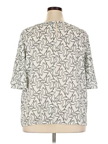 ELOQUII Short Sleeve Blouse (view 2)
