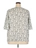 ELOQUII 100% Polyester Silver Short Sleeve Blouse Size 20 Plus - photo 2