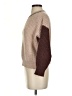 Lush Color Block Tan Pullover Sweater Size S - photo 5