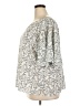 ELOQUII 100% Polyester Silver Short Sleeve Blouse Size 20 Plus - photo 5