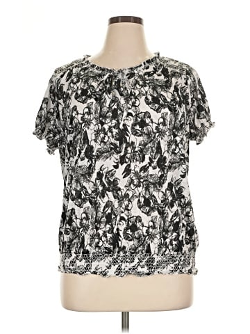 Faded Glory Short Sleeve Blouse (view 1)