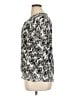 Faded Glory 100% Polyester Silver Short Sleeve Blouse Size XL - photo 5