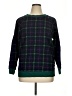Crown & Ivy 100% Cotton Plaid Green Pullover Sweater Size 1X - photo 1