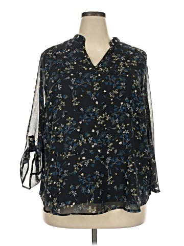 Papermoon 3/4 Sleeve Blouse (view 1)