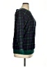 Crown & Ivy 100% Cotton Plaid Green Pullover Sweater Size 1X - photo 4
