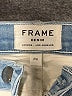 FRAME Denim Color Block White Jeans Size 28 waist - photo 7