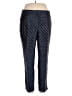Talbots Chevron-herringbone Blue Casual Pants Size 14 - photo 1