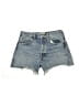 AGOLDE Blue Denim Shorts Size 28 waist - photo 1
