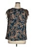 Daniel Rainn Blue Sleeveless Blouse Size 1X - photo 1