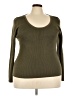 ELOQUII Green Pullover Sweater Size 26 - 28 Plus - photo 1