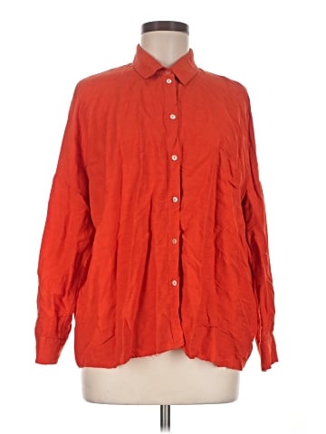 Zara Long Sleeve Button-Down Shirt (view 1)