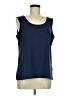 Susan Graver Blue Sleeveless Top Size M - photo 1