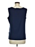 Susan Graver Blue Sleeveless Top Size M - photo 2