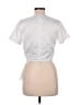 Pomelo 100% Polyester White Short Sleeve Blouse Size M - photo 2