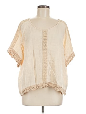 Love Stitch Short Sleeve Blouse (view 1)