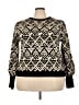Lularoe Print Black Pullover Sweater Size 24 - 26 - photo 1
