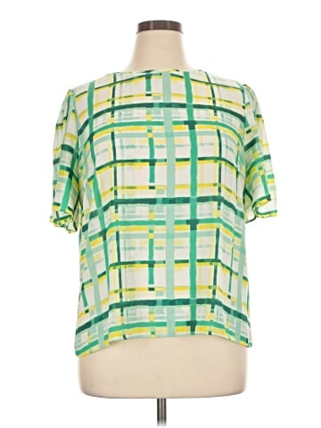 Ann Taylor Factory Short Sleeve Blouse (view 1)