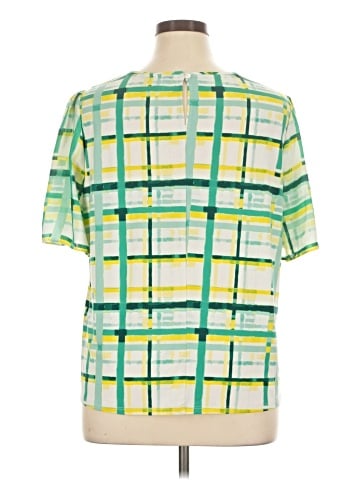 Ann Taylor Factory Short Sleeve Blouse (view 2)