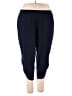 Susan Graver Solid Blue Active Pants Size 2X - photo 1