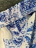 Veronica M. Paisley Blue Jumpsuit Size M - photo 5