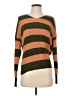 La Miel Stripes Brown Pullover Sweater Size S - photo 1