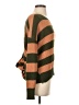La Miel Stripes Brown Pullover Sweater Size S - photo 4